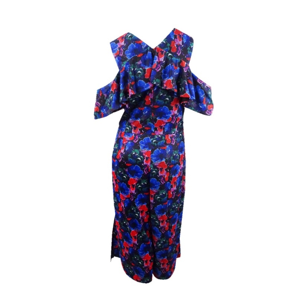 RACHEL ROY Blue Floral Jumpsuit